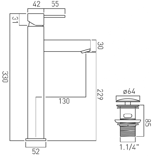 Technical image of Vado T