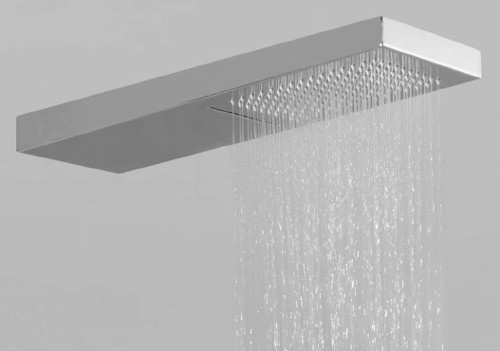 Example image of Vado Ingot Shower Head With Rain Shower & Waterfall Outlets (Chrome).