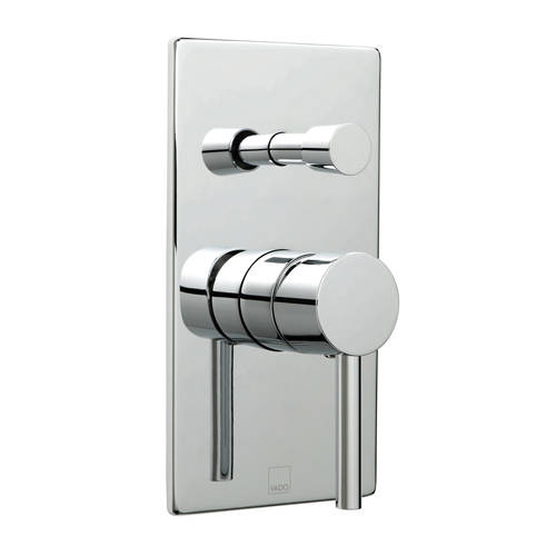 Vado Women's Gold Zoo Manual Shower Valve With Diverter & 2 Outlets (Chrome).