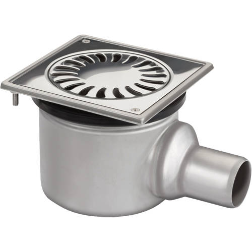 Larger image of VDB Shower Drains Shower Drain 150x150mm (Stainless Steel).