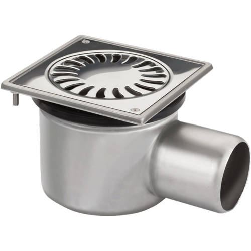 Larger image of VDB Shower Drains Shower Drain 150x150mm (Stainless Steel).