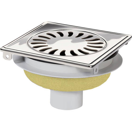 Larger image of VDB Shower Drains ABS Shower Drain 146x146mm.
