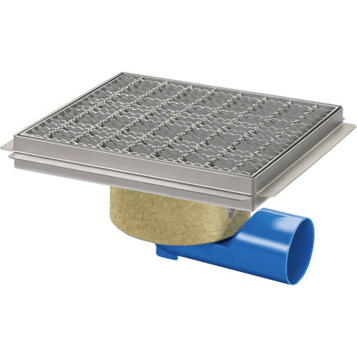 Larger image of VDB Unlimited Drains Commercial Drain 300x300mm (Mesh Grating).
