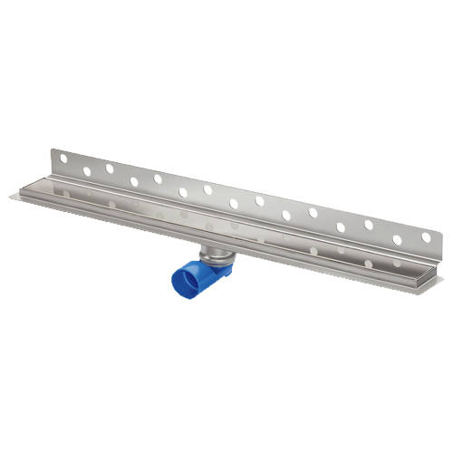 Larger image of VDB Channel Drains Premium Shower Channel, Wall Flange 800x70mm.