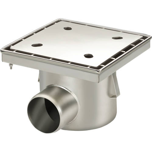 Larger image of VDB Industrial Drains Drain With 110mm Horizontal Outlet 300x300.