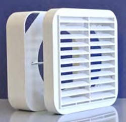 Larger image of Vectaire Eco Extractor Fan Window Kit (White).