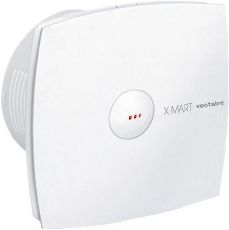 Larger image of Vectaire X-Mart Auto Extractor Fan With Timer. 100mm (White).