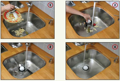 Example image of WasteMaid Mr Scrappy Multi-Purpose Waste Disposal Tool.