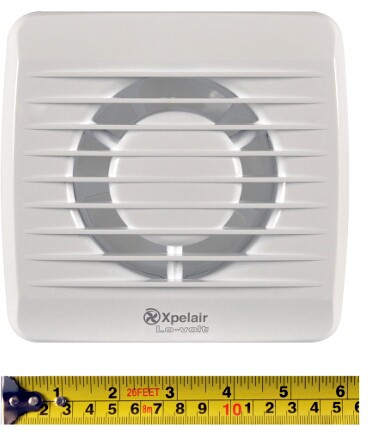 Example image of Xpelair LV100 Extractor Fan With Humidistat & Timer (100mm, 12v).