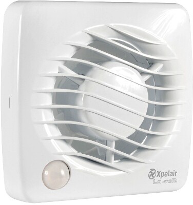 Larger image of Xpelair LV100 Low Voltage Extractor Fan With PIR Sensor (100mm, 12v).