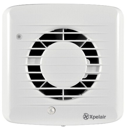 Example image of Xpelair Slimline Extractor Fan With PIR Control (100mm).