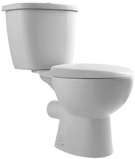 Larger image of XPress Eco 1 Modern Toilet With Push Flush Cistern & Seat.