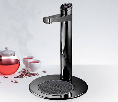 Example image of Zip Fonts Integrated Tap Font & Drip Tray Kit (Gloss Black).