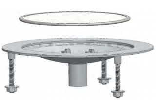 Technical image of Zip Fonts Stand Alone Tap Font & Drip Tray Kit (Brushed Chrome).