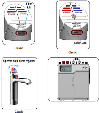 Example image of Zip G5 Classic Boiling Hot & Chilled Water Tap (41 - 60 People, Gloss Black).