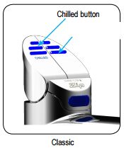 Technical image of Zip G5 Classic Filtered Chilled Water Tap (41 - 60 People, Gloss Black).