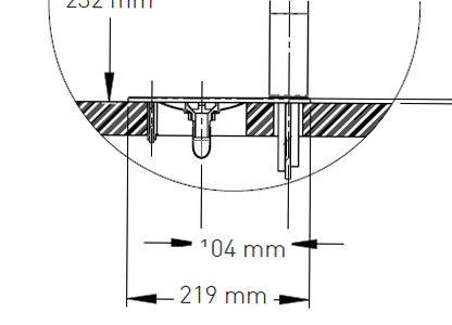 Technical image of Zip G5 Classic Filtered Boiling & Ambient Tap With Font (Brushed Chrome).