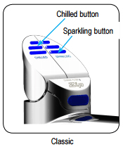 Technical image of Zip G5 Classic Filtered Chilled & Sparkling Water Tap (Brushed Chrome).