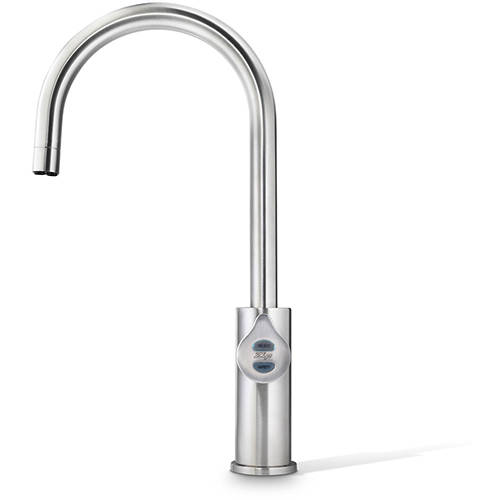 Example image of Zip Arc Design Filtered Boiling Water Tap (41 - 60 People, Brushed Nickel).