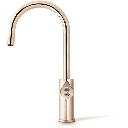 Example image of Zip Arc Design Filtered Boiling Water Tap (41 - 60 People, Brushed Rose Gold).