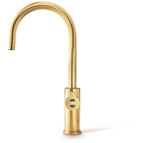 Example image of Zip Arc Design Filtered Boiling Water Tap (41 - 60 People, Brushed Gold).