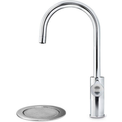 Example image of Zip Arc Design Filtered Boiling Water Tap & Font (61 - 100 People, Bright Chrome).