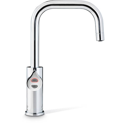 Example image of Zip Cube Design Filtered Boiling, Chilled & Sparkling Water Tap (Bright Chrome).