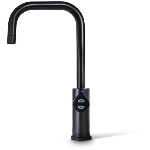 Example image of Zip Cube Design Filtered Boiling, Chilled & Sparkling Water Tap (Matt Black).