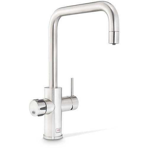 Larger image of Zip Cube Design AIO Filtered Boiling Water Tap (Brushed Chrome).