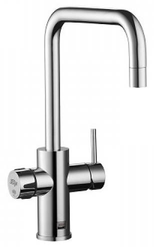 Larger image of Zip Cube Design AIO Filtered Chilled Water Tap (Bright Chrome).